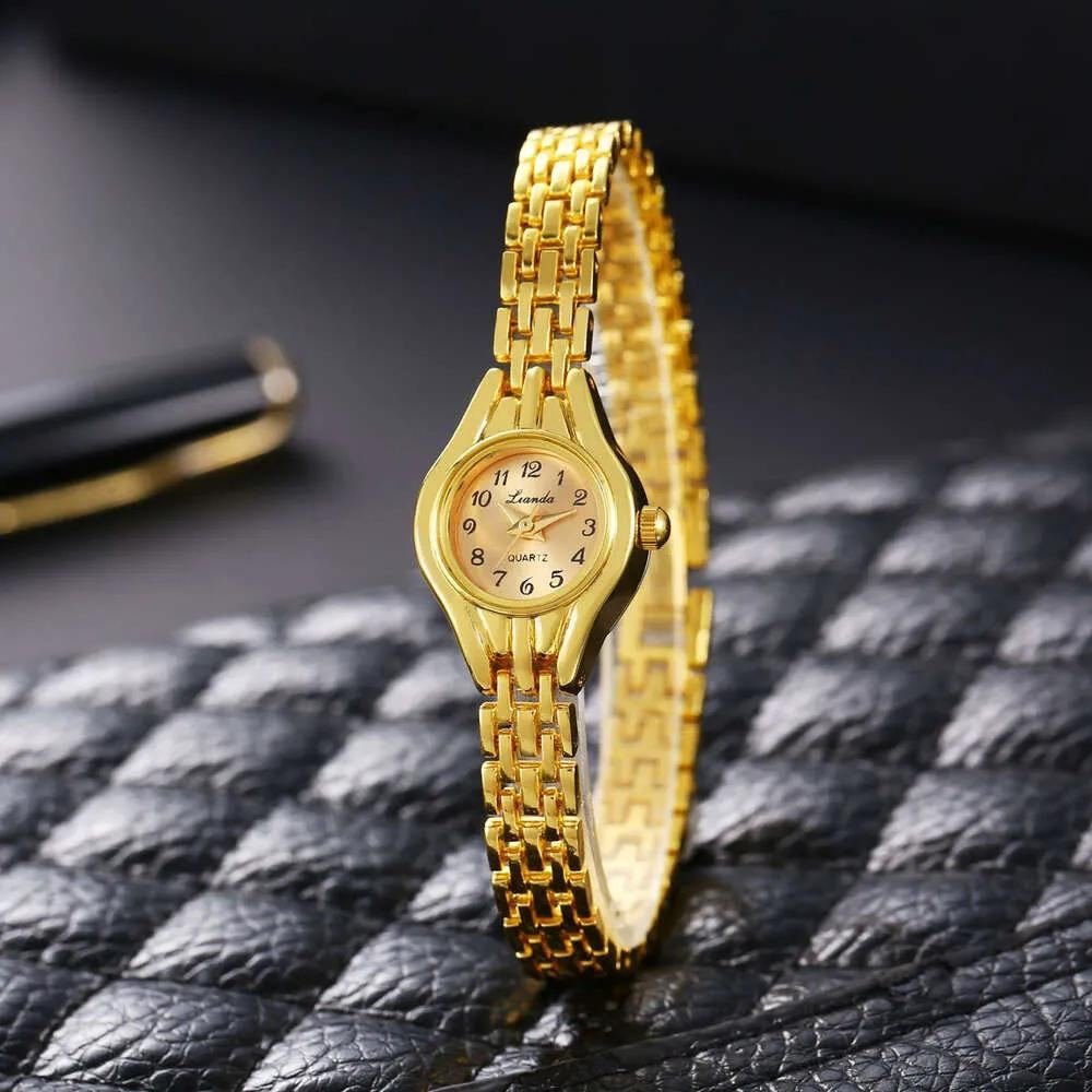 Gold Plated Ladies Wristwatch by  Found Ambition 